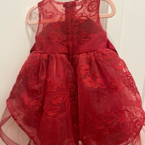 Girl’s Red Party Dress - Picture 3 of 3